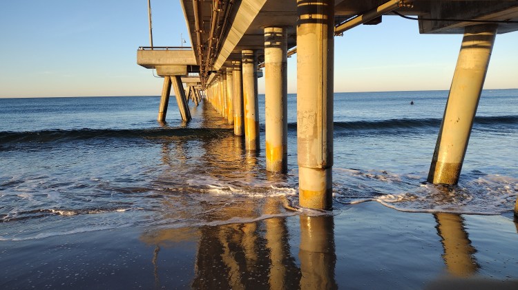 venice dock at sunrise
