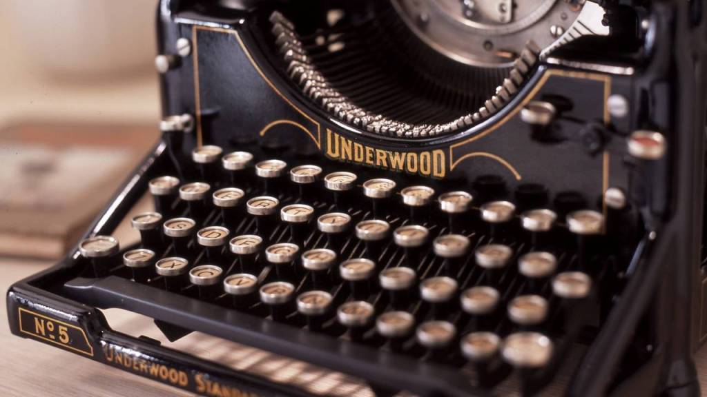 vintage typewriter